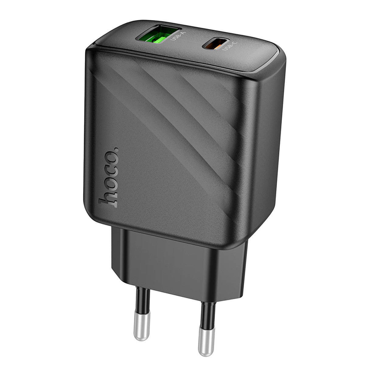 Hoco. CS23A Sunlight 30W 1 Adet Type-C ve 1 Adet USB 3.0 QC Çıkışlı PD Hızlı Şarj Aleti